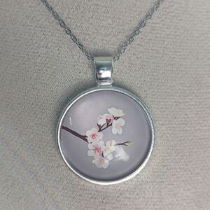 Cherry Blossom Pendant Necklace